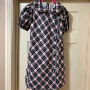 New Old World Children Grey and Pink Dress Size 6